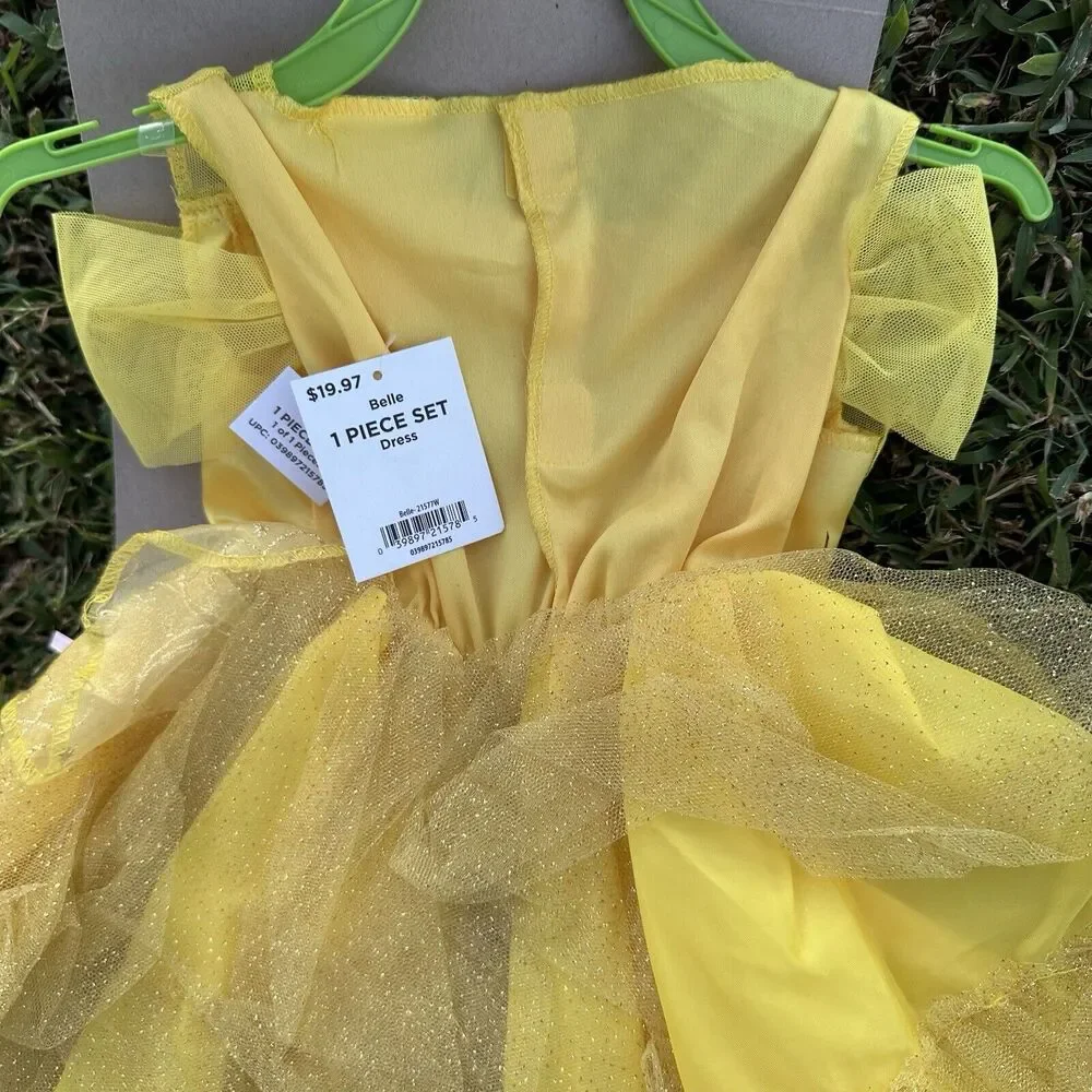 Disney‎ Princess Belle Costume Infant 12-18 Months Walmart Exclusive Halloween - Picture 7 of 8